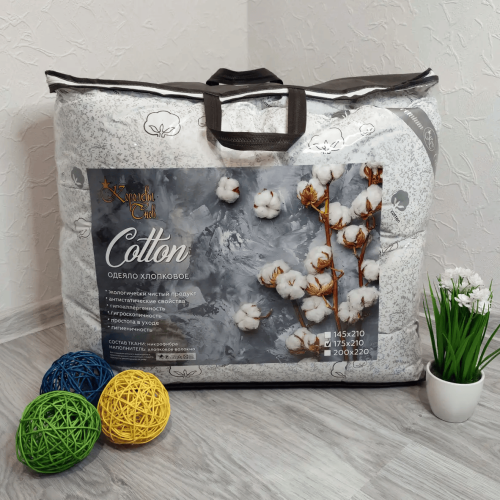 Одеяло Евро холлофайбер, Cotton 200х220